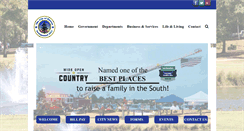 Desktop Screenshot of cityofrincon.com